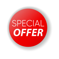 red sale sign, Red sale tag