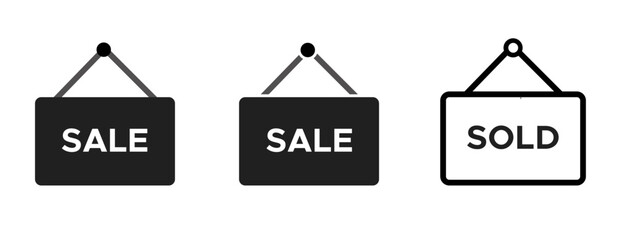 for sale sign icons se