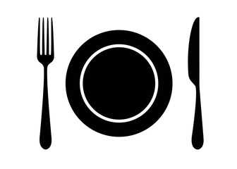 fork, knife and plate se