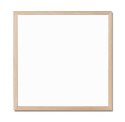 Blank frame mockup isolated cutout PNG on transparent background. Square artwork template for...