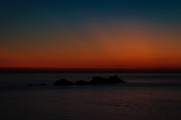 Fototapeta premium sunset on the sea