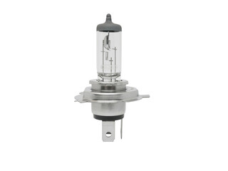 car headlight lamp h4 isolated on white background