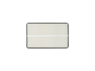 cabin filter isolated on white background. car spare parts for maintenance