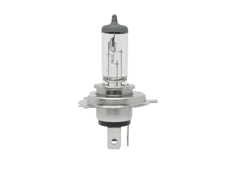 car headlight lamp h4 isolated on white background