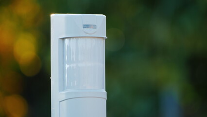 Outdoor motion sensor is triggered. Perimeter security