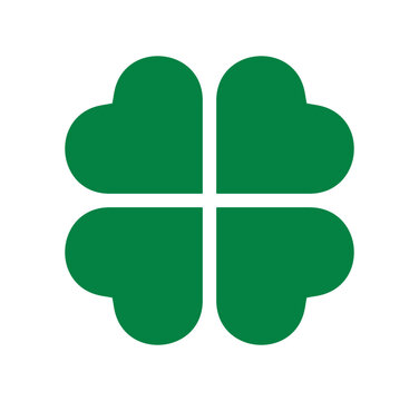 Four leaf clover vector icon