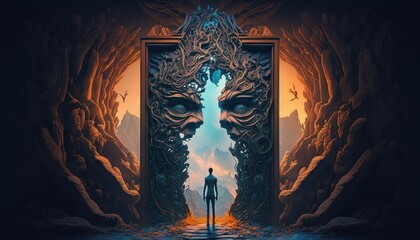 The Guardian of the Forest: A Surrealistic Journey