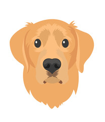 cartoon dog. pet characters illustration