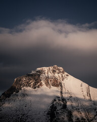 snow covered mountain