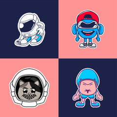 Space Character Illustration