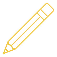 Pencil Multicolor Line Icon