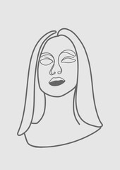 Expressive Silhouettes: Trendy Hand-Drawn Vector Illustrations of Abstract Faces, Hands, and Shapes in Minimalistic Style