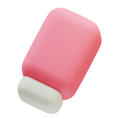 Eraser tool 3D Illustration
