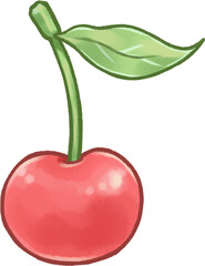 cherry isolated on white