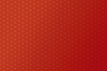 背景素材 和風麻の葉模様 赤