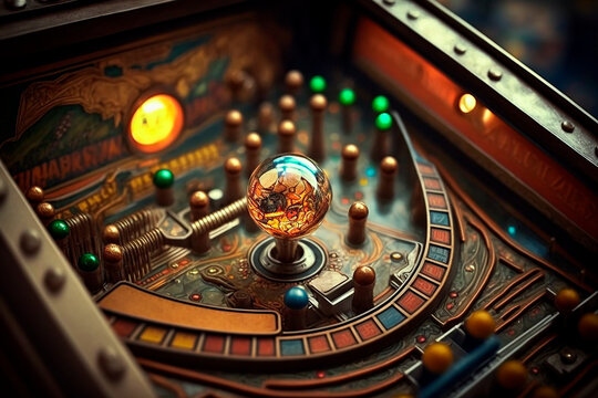 Pinball ball hi-res stock photography and images - Alamy