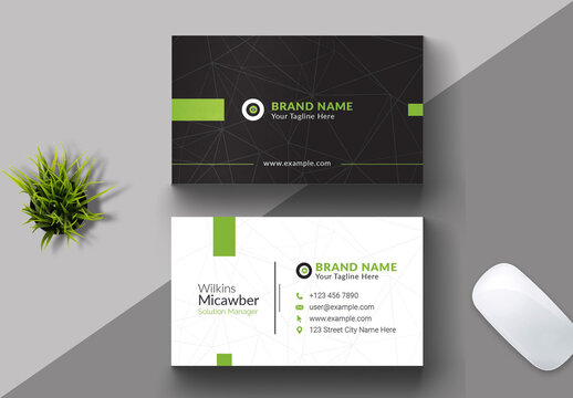 Business Card Design Template