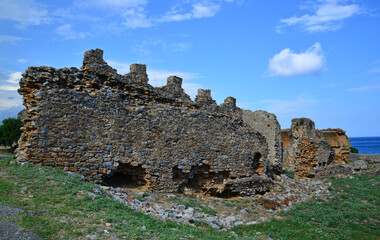 Fototapeta na wymiar Anemurium Ancient City - Mersin - TURKEY