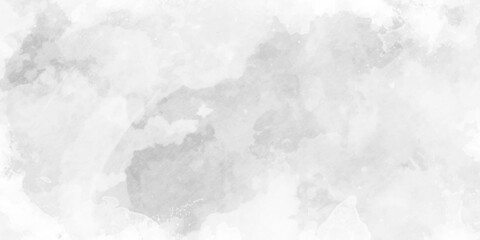 Abstract silver ink effect white watercolor painting background, Old grunge textures with white clouds and stains, old Texture of gray decorative plaster or concrete, White marble texture art design.	