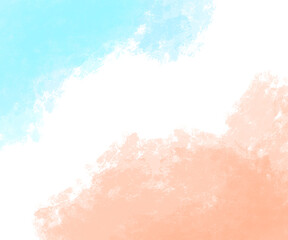 Fototapeta premium Soft color mixed watercolor background