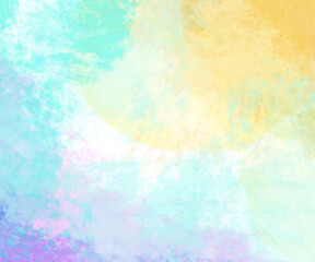 Multicolor watercolor background palette