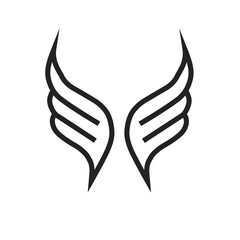 Obraz premium Wings logo