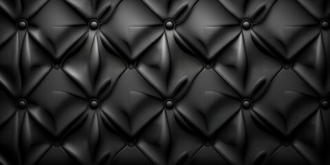 Gorgeous abstract black backdrop showcasing exquisite leather texture, Generative AI