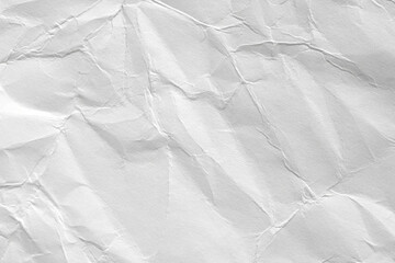 White crumpled paper background, texture old for web design screensavers. Template for various...
