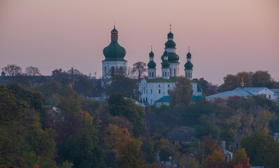 Fototapeta na wymiar panorama of the church