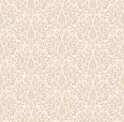 Gordijnen seamless damask pattern vector © Aleksandr