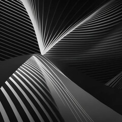 Black White Lines Pattern Abstract Wall Art, Contemporary, high quality, posters, Printable decor, living room, minimalist, painting prints, office gift, modern, Generative AI