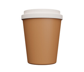 paper cup coffee 3d