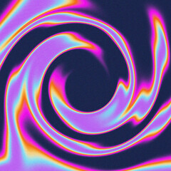 Abstract colorful silk wave blurred grainy gradient background texture