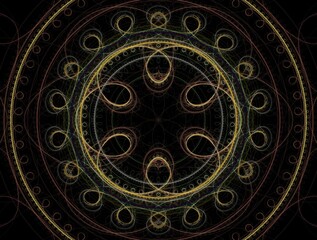 Obraz premium Imaginatory fractal abstract background Image