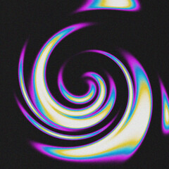 Abstract colorful silk wave blurred grainy gradient background texture