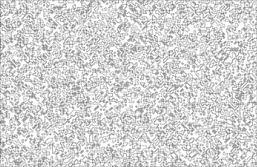 
Stylish texture with figures from lines and dashes .Abstract geometric black and white pattern for web page, textures, card, poster, fabric, textile.Different quadratic Shapes.