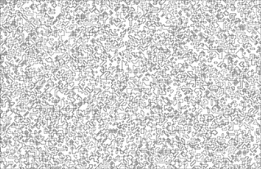 
Stylish texture with figures from lines and dashes .Abstract geometric black and white pattern for web page, textures, card, poster, fabric, textile.Different quadratic Shapes.