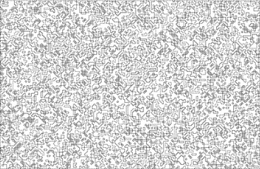 Stylish texture with figures from lines and dashes .Abstract geometric black and white pattern for web page, textures, card, poster, fabric, textile.Different quadratic Shapes.