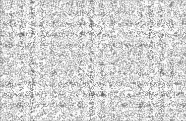 Stylish texture with figures from lines and dashes .Abstract geometric black and white pattern for web page, textures, card, poster, fabric, textile.Different quadratic Shapes.