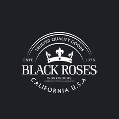 Vintage badges thsirt design