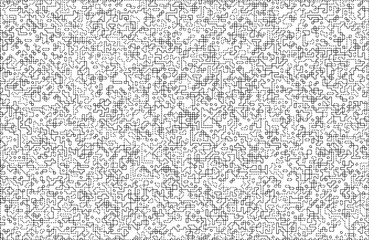 Stylish texture with figures from lines and dashes .Abstract geometric black and white pattern for web page, textures, card, poster, fabric, textile.