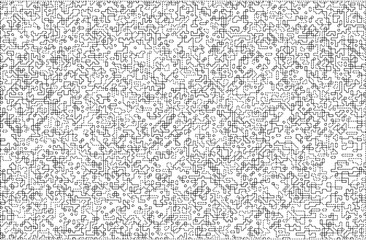 Stylish texture with figures from lines and dashes .Abstract geometric black and white pattern for web page, textures, card, poster, fabric, textile.