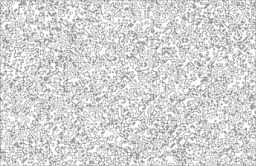 Stylish texture with figures from lines and dashes .Abstract geometric black and white pattern for web page, textures, card, poster, fabric, textile.