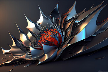 Colorful abstract painting background.  Art to print. Created with generative Ai technology.