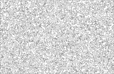 Stylish texture with figures from lines and dashes .Abstract geometric black and white pattern for web page, textures, card, poster, fabric, textile.