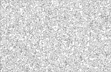 Stylish texture with figures from lines and dashes .Abstract geometric black and white pattern for web page, textures, card, poster, fabric, textile.