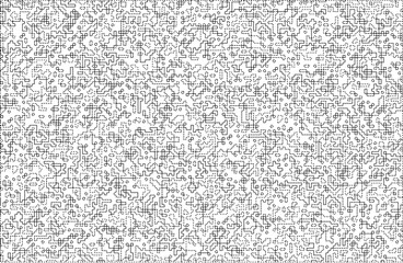 Stylish texture with figures from lines and dashes .Abstract geometric black and white pattern for web page, textures, card, poster, fabric, textile.