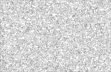 Stylish texture with figures from lines and dashes .Abstract geometric black and white pattern for web page, textures, card, poster, fabric, textile.