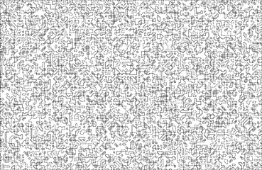 Stylish texture with figures from lines and dashes .Abstract geometric black and white pattern for web page, textures, card, poster, fabric, textile.