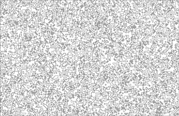 Stylish texture with figures from lines and dashes .Abstract geometric black and white pattern for web page, textures, card, poster, fabric, textile.